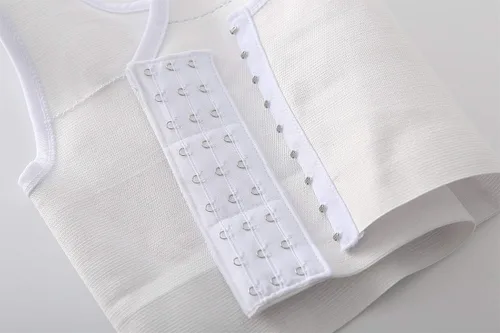 Vista 7 de Carpeta de pecho de 7.9 in Super Banda elástica Tank Top Shapewear para Tomboy Trans Lesbianas