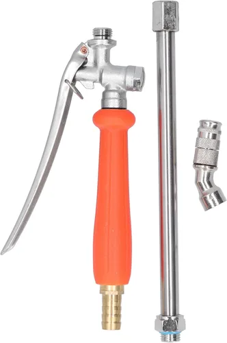 Vista 5 de Varita rociadora, varita de riego de alta presión de 18.2 pulgadas, rociador universal portátil ajustable para jardín con boquillas, pistola
