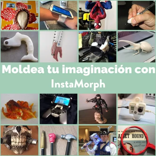 Vista 7 de InstaMorph - Plástico moldeable reutilizable para manualidades, escultura, cosplay, más de 3 onzas Reusable Thermoplastic Beads, Meltable