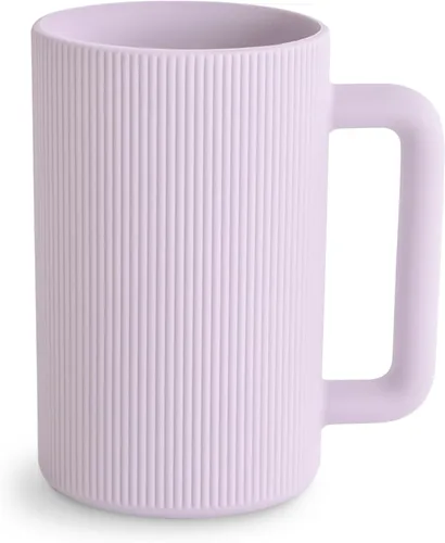 Vista 11 de mushie Taza de enjuague de baño para bebé, 100% silicona de grado alimenticio, taza de enjuague para champú y lavado corporal para niños (rubor)
