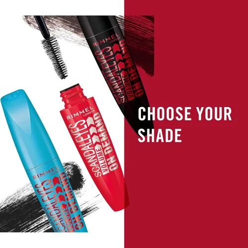Vista 9 de Rimmel ScandalEyes On Demand - Máscara impermeable - 001 negro