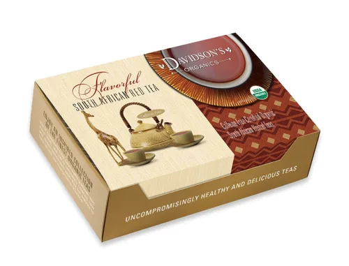Vista 2 de Davidson's Organics, Red Passion, 100 bolsas de té envueltas individualmente