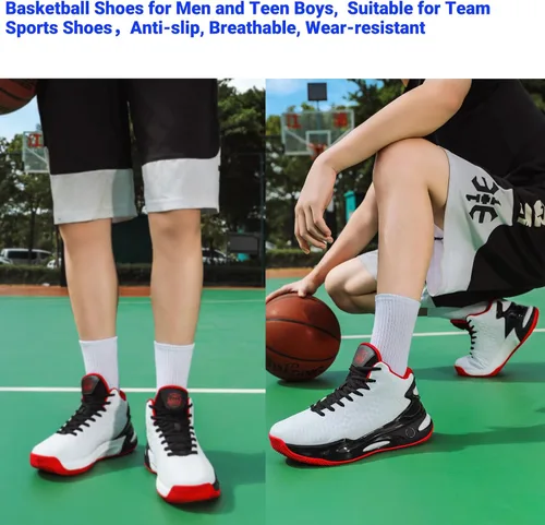 Vista 6 de Beita - Tenis de baloncesto para hombre, transpirables, antideslizantes.