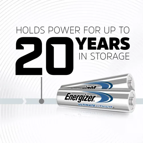 Vista 4 de Baterías AAA de Energizer, Triple A de litio, 4 unidades (paquete de 2)