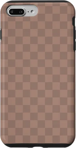 Vista 12 de Chic Brown Checkered Checkerboard Pattern Trendy Case for iPhone 16