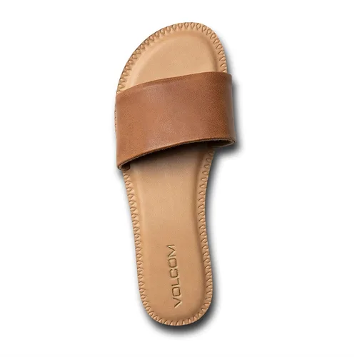 Vista 3 de Volcom - Sandalias sencillas de piel sintética para mujer
