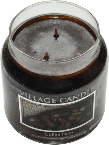 Vista 3 de Vela aromática aroma grano de café de 11 Onzas, en tarro de vidrio