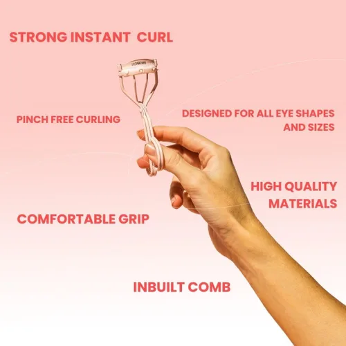 Vista 2 de Lash Rehab - Rizador de pestañas para pestañas perfectas, rizador de pestañas duradero y duradero con diseño ergonómico, seguro y suave para todas