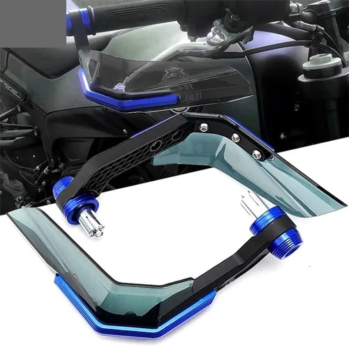 Vista 2 de M para Suzuki V Strom 650 V-Strom 650 Vstrom 1000 1050/xt DL1000 DL650 Protector de mano protector de mano protector de parabrisas Y (color : negro)