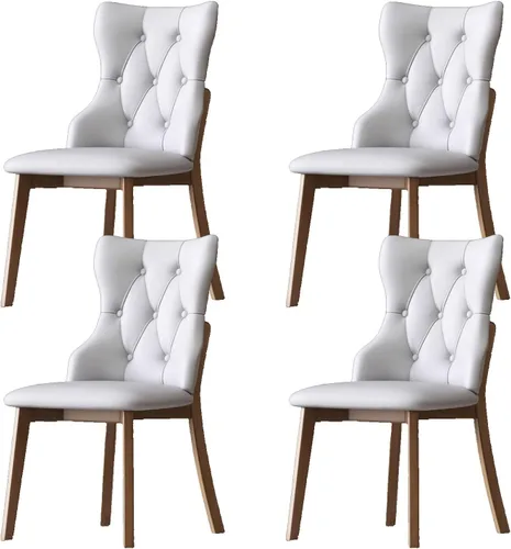 Vista 15 de Upholstered Dining Chairs Set, Modern Kitchen Dining Chairs Backrest Reading Office Desk Chair, for Living Room & Bedroom, Living Room, Home
