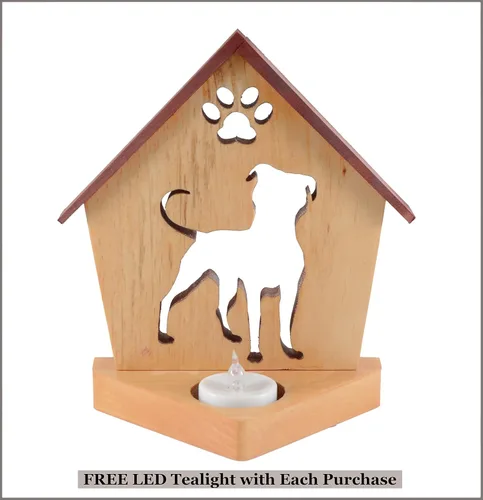 Vista 2 de Pitbull Personalized Dog Memorial Gift Sympathy Gift Ideas for loss of Dog • Handmade Custom Gift for Dog Lovers