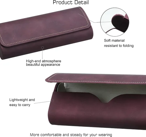 Vista 2 de Funda rígida para gafas y gafas de sol para hombres mujeres y niños