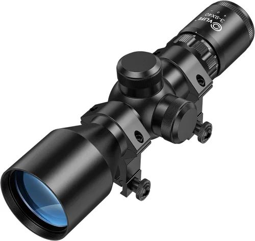 Vista 8 de CVLIFE 3-9x40 Mira Compacta de Rifle con Retículo de Punto de Mira y Monturas para Apuntar Rápido
