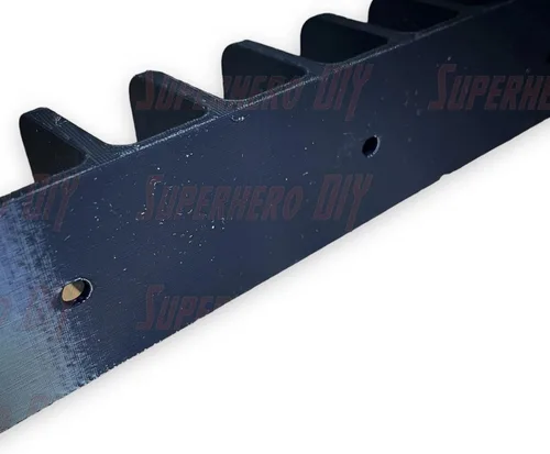 Vista 5 de Soporte de pared para palos de hockey de 10 palos, organizador de palos de hockey sobre hielo, para personas mayores, organizador de palos de hockey