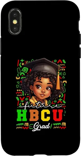 Vista 5 de Future HBCU Grad Black Girl Kids Graduation HBCU College Case for iPhone 16