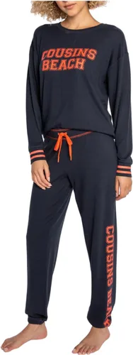 Vista 2 de The Summer I Turned Pretty Conjunto de pijama de sudadera a juego con estampado bordado Salvage para mujer