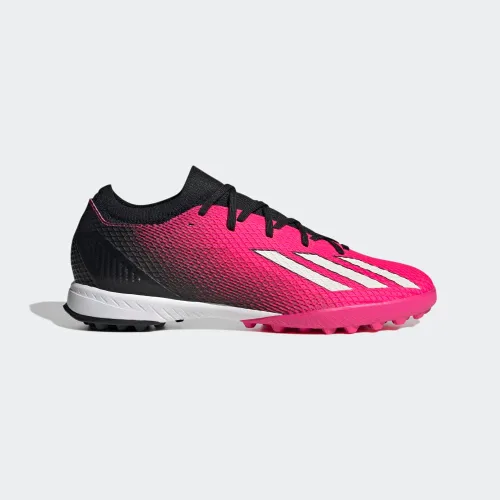 Vista 2 de adidas Tenis de fútbol unisex X SPEEDPORTAL.3 para adulto, Team Shock RosaZero MetálicoNegro