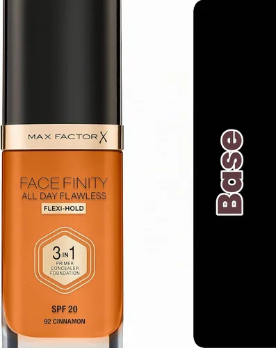 Vista 11 de Max Factor Facefinity - Base de maquillaje 3 en 1 All Day Flawless SPF 20#092 Canela, 7.05 onzas