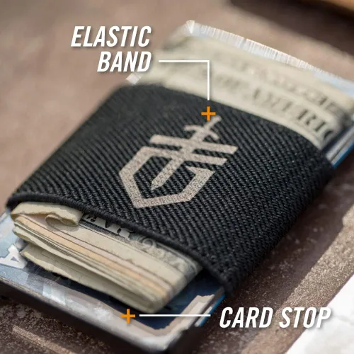 Vista 3 de Gerber Barbill Wallet, herramienta de clip de dinero - dorado 30-001569