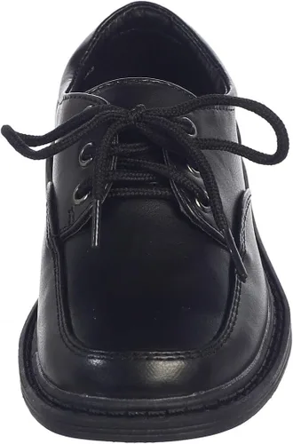 Vista 3 de Lito Children's Wear Zapatos de vestir para niños, con cordones, para boda, graduación, formal, mate