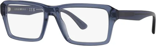 Vista 2 de Emporio Armani Gafas de sol rectangulares Ea3206f Low Bridge Fit para hombre