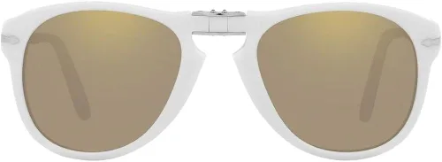 Vista 2 de Persol SMQ - LE MANS EXCLUSIVE PO 0714SM Opal IvoryClear Mirror K Gold Plated 5421140 Gafas de sol unisex