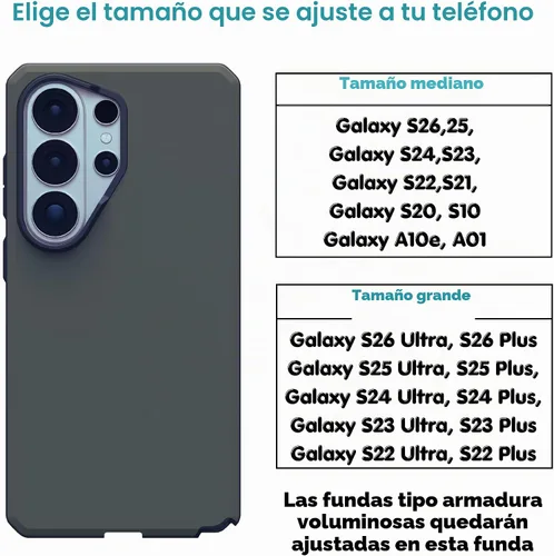 Vista 5 de Funda de cierre magnético para Samsung Galaxy S26, S25, S24, S23, S22, S21, S20, S10, S9, S8, A10e A01 - Funda de cuero para cinturón con clip