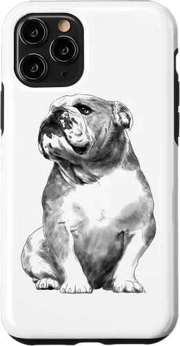 Vista 29 de Funda para iPhone 17 de Bulldog Inglés con diseño de perro