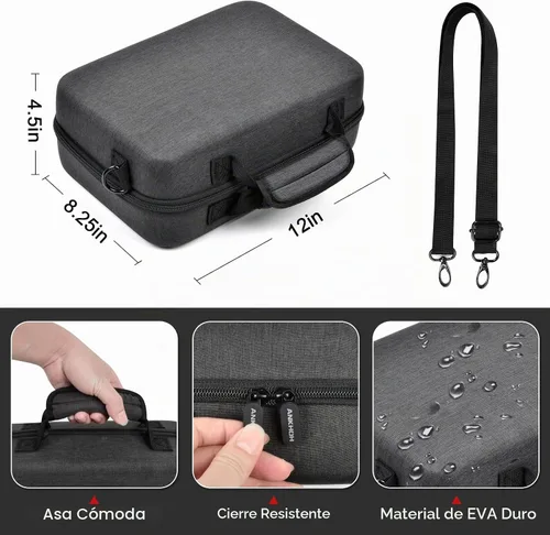 Vista 5 de ANKHOH - Funda de micrófono para sistemas de micrófono inalámbrico JBL Negro