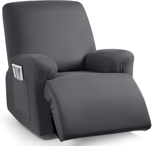 Vista 44 de TAOCOCO Fundas Elásticas para Sillones Reclinables de 3 Piezas Fundas Sólidas para Muebles Funda para Sillón Reclinable Fundas Deslizables