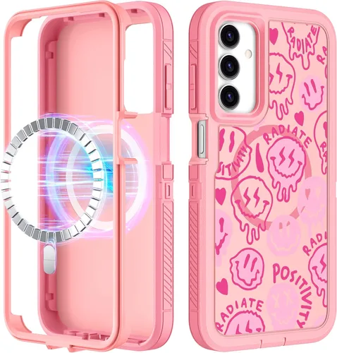 Vista 159 de Funda para Moto G 5G 2024 – Compatible con MagSafe para mujeres y niñas, bonita funda protectora magnética para teléfono, diseño femenino Kawaii