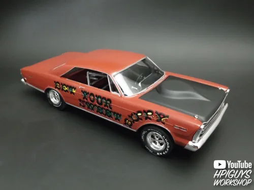 Vista 6 de AMT 1966 Ford Galaxie Sweet Bippy - Kit de modelo a escala 1:25