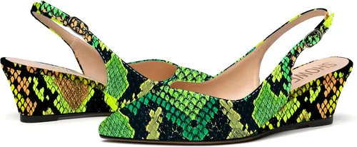 Vista 6 de Zapatos de tacón bajo con hebilla de correa ajustable para mujer de 2 pulgadas