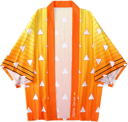 Vista 3 de Capa de protección solar suave para adultos, estilo kimono, disfraz de cosplay