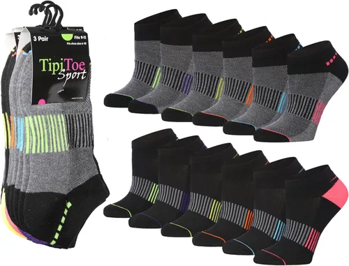 Vista 32 de Tipi Toe Women’s 12 Pack Cushioned Low Cut Socks – Breathable, Moisture-Wicking Athletic Comfort for Running & Daily Wear