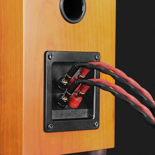 Vista 3 de k4B-2B Cable de altavoz bi-cable (2 enchufes tipo banana - 4 enchufes tipo banana), 1 par (total 12 enchufes banana), k4B-2B (4.92 pies))