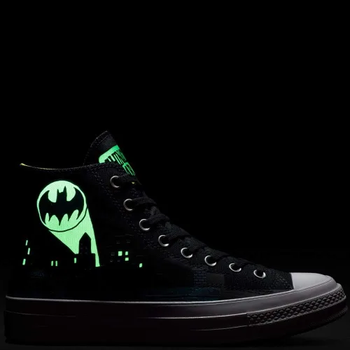 Vista 4 de Converse - Chuck de Batman x Chinatown Market Chuck 70, color negro y amarillo