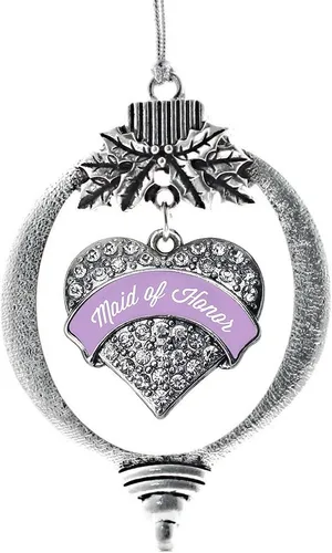 Vista 82 de Inspired Silver - Adorno con dije de hermana gemela - Adornos navideños de plata con circonitas cúbicas