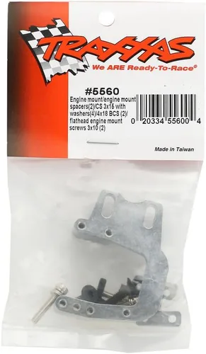 Vista 2 de Traxxas 5560 Soporte de motor con herrajes