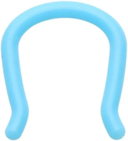 Vista 8 de Pierced Owl - Retenedor de anillo de septum flexible Bioflex de tacto suave de 14-16GA
