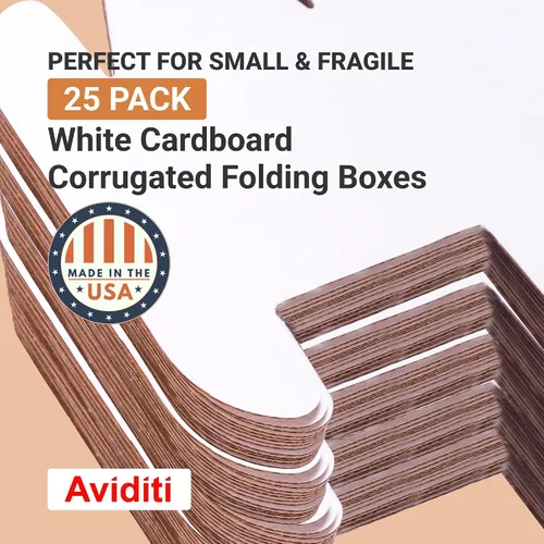Vista 3 de Box USA Cajas de envío medianas de 11.75 pulgadas de largo x 7.25 pulgadas de ancho x 4.75 pulgadas de alto, paquete de 25 cajas de cartón corrugado