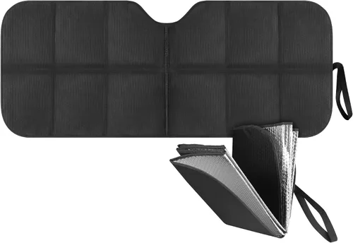 Vista 11 de Motor Trend Parasol para parabrisas para automóvil, camión y SUV, negro - Parasol plegable para ventana delantera, protección contra el calor