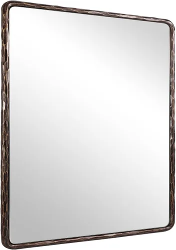 Vista 10 de ANDY STAR Espejos de Baño Negros Forjados a Mano para Pared, 22 x 30 Pulgadas Marco de Metal de Acero Sólido Vintage Espejo de Tocador de Baño