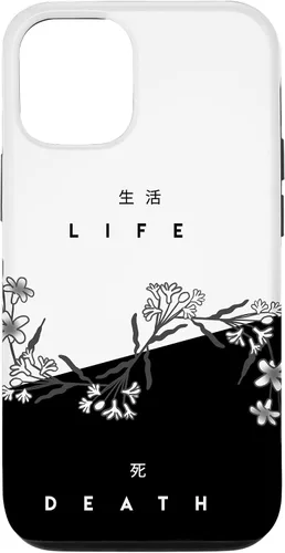 Vista 28 de Life Death Flowers - Funda de regalo japonesa minimalista con luz oscura para iPhone 17