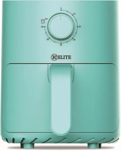 Vista 2 de Kitchen Elite Freidora de aire mecánica con controles manuales de perilla Azul
