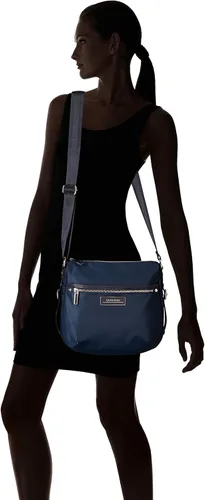 Vista 8 de Calvin Klein Mensajero de nailon con cremallera superior de Sussex