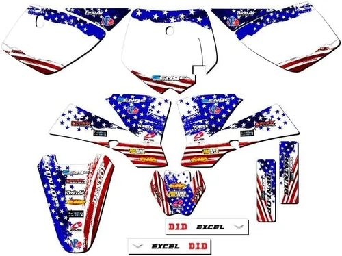 Vista 5 de 2002-2008 SX 50 MERICA Grey Complete Kit Compatible with KTM Senge Graphics Inc