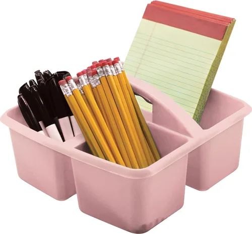 Vista 2 de Teacher Created Resources® Organizador de almacenamiento, rosa claro