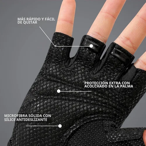 Vista 4 de Workout Gloves for Women Men, Weight Lifting Gloves Padded, Full Palm Grip Galaxia