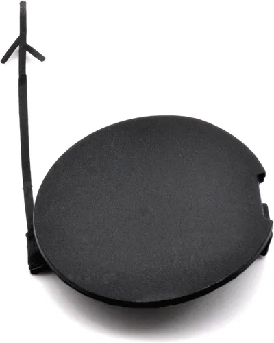 Vista 5 de Cubierta de gancho de remolque delantero compatible con Jeep Renegade 2015-2019 Parachoques delantero Gancho de remolque Cubierta de tapa negra
